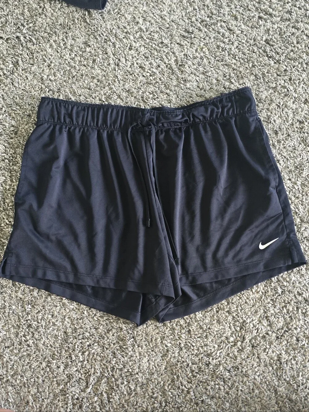 Nike Women’s Black Athletic Shorts with Drawstring